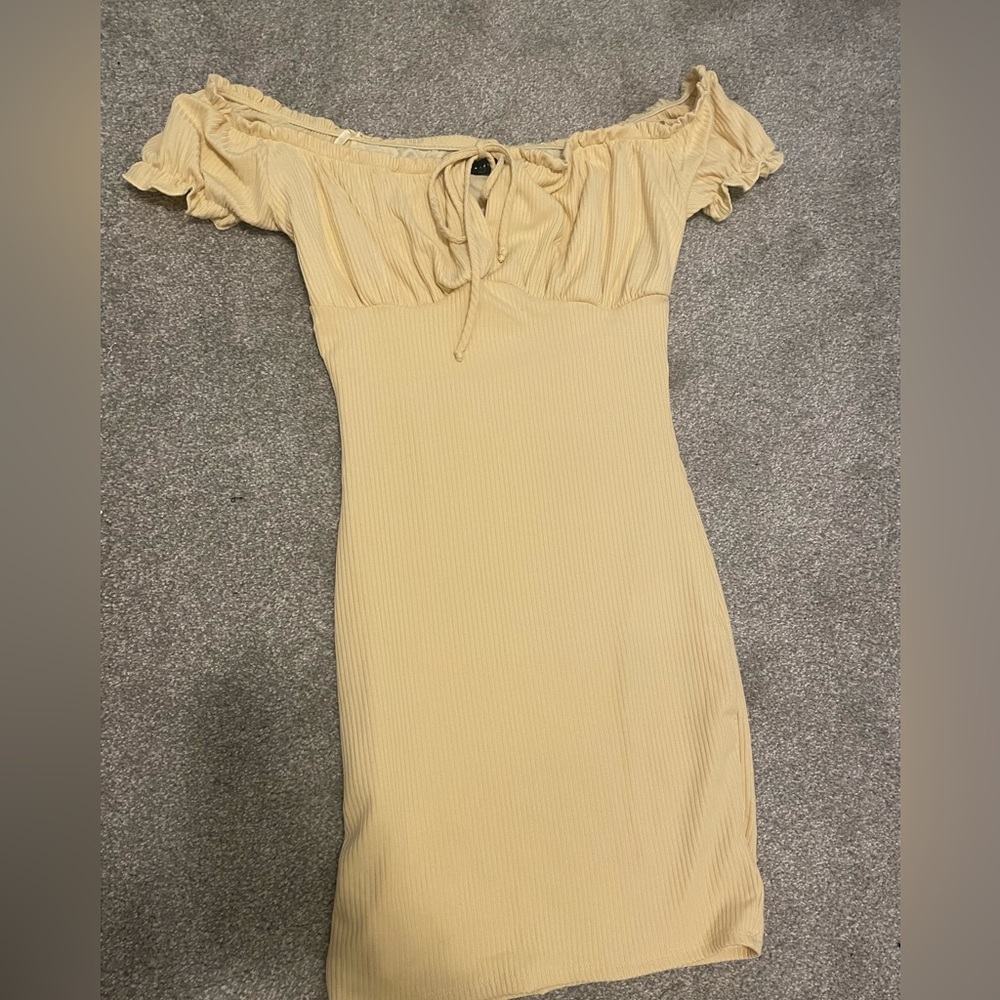Saints Ribbed Bodycon Dress - Picture 2 of 6